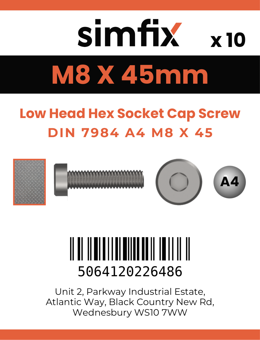 Simfix product label - 7984A408045-D