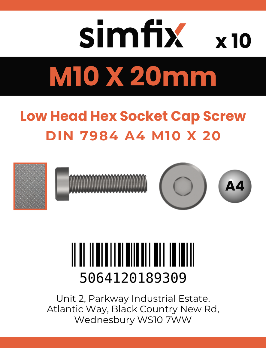 Simfix product label - 7984A410020-D