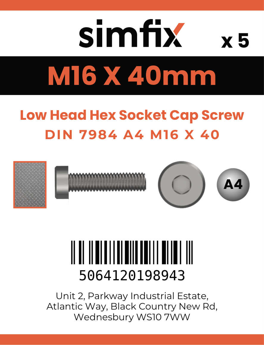 Simfix product label - 7984A416040-D