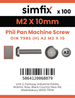 Simfix product label - 7985A202010-T