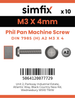 Simfix product label - 7985A203004-D