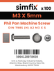 Simfix product label - 7985A203005-T