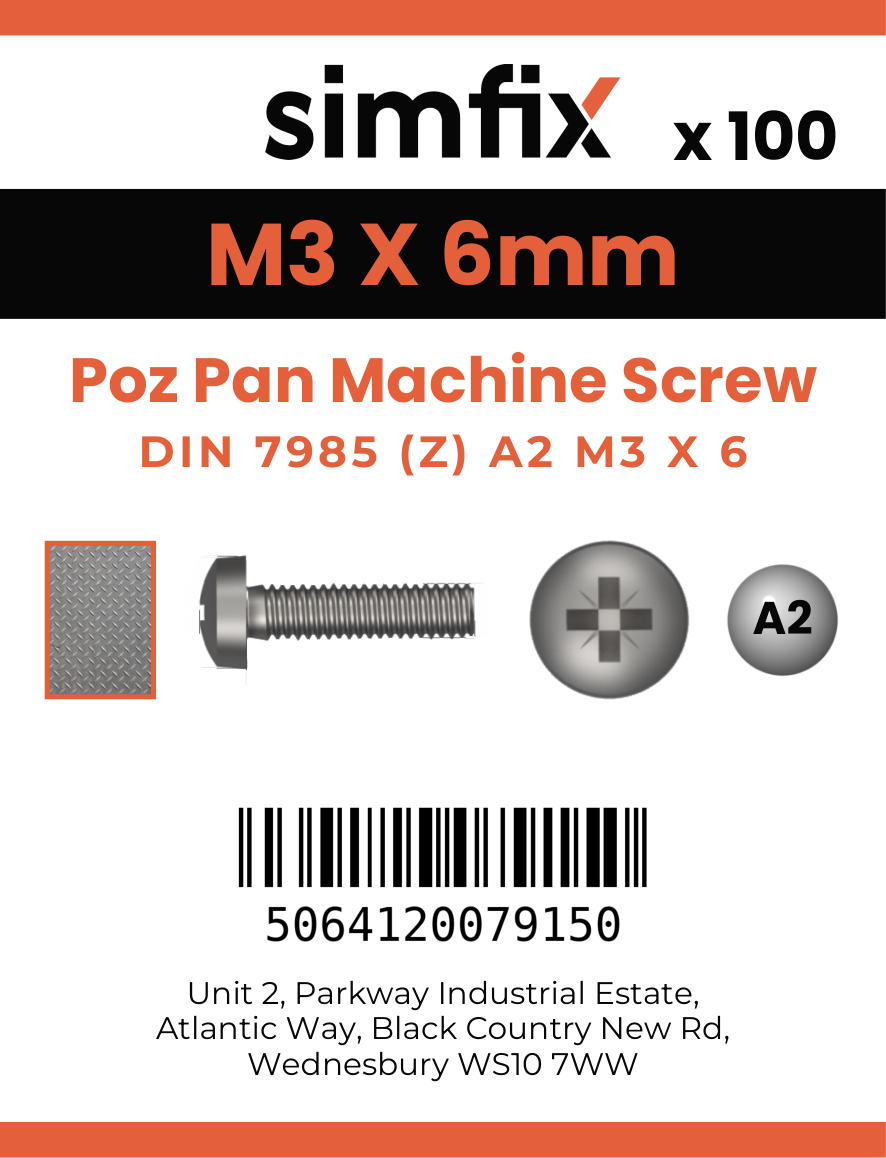 Simfix product label - 7985A203006Z-T