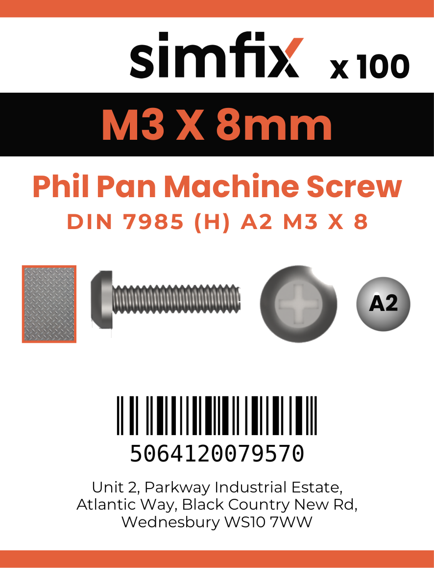 Simfix product label - 7985A203008-T