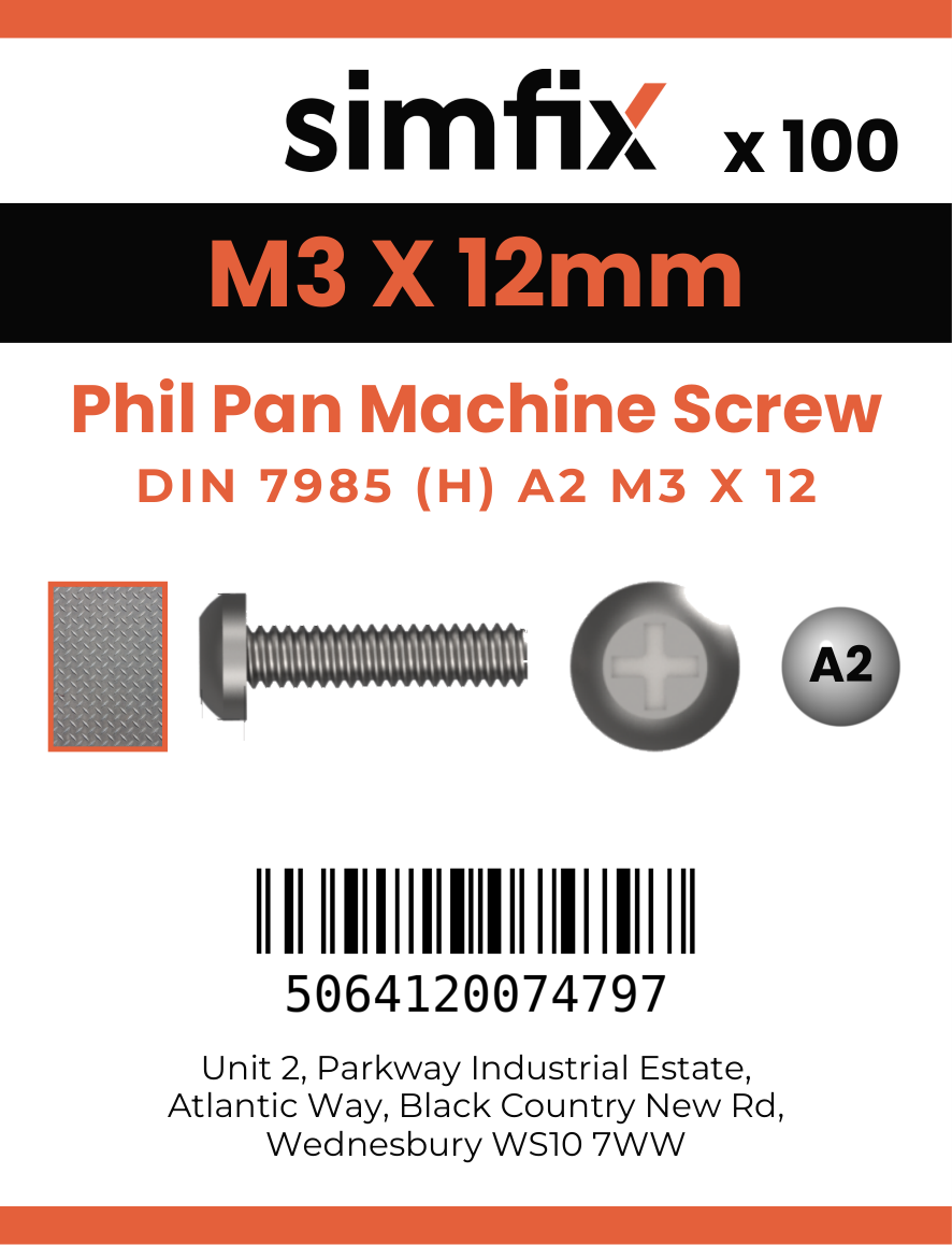 Simfix product label - 7985A203012-T