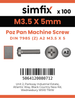 Simfix product label - 7985A2035005Z-T