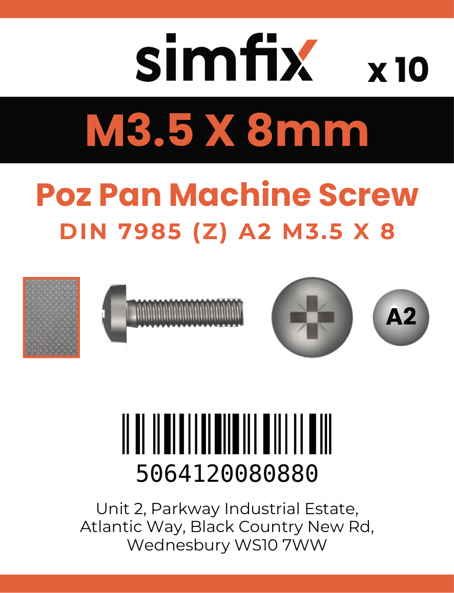 Simfix product label - 7985A2035008Z-D