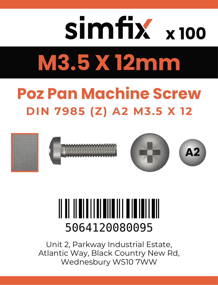Simfix product label - 7985A2035012Z-T