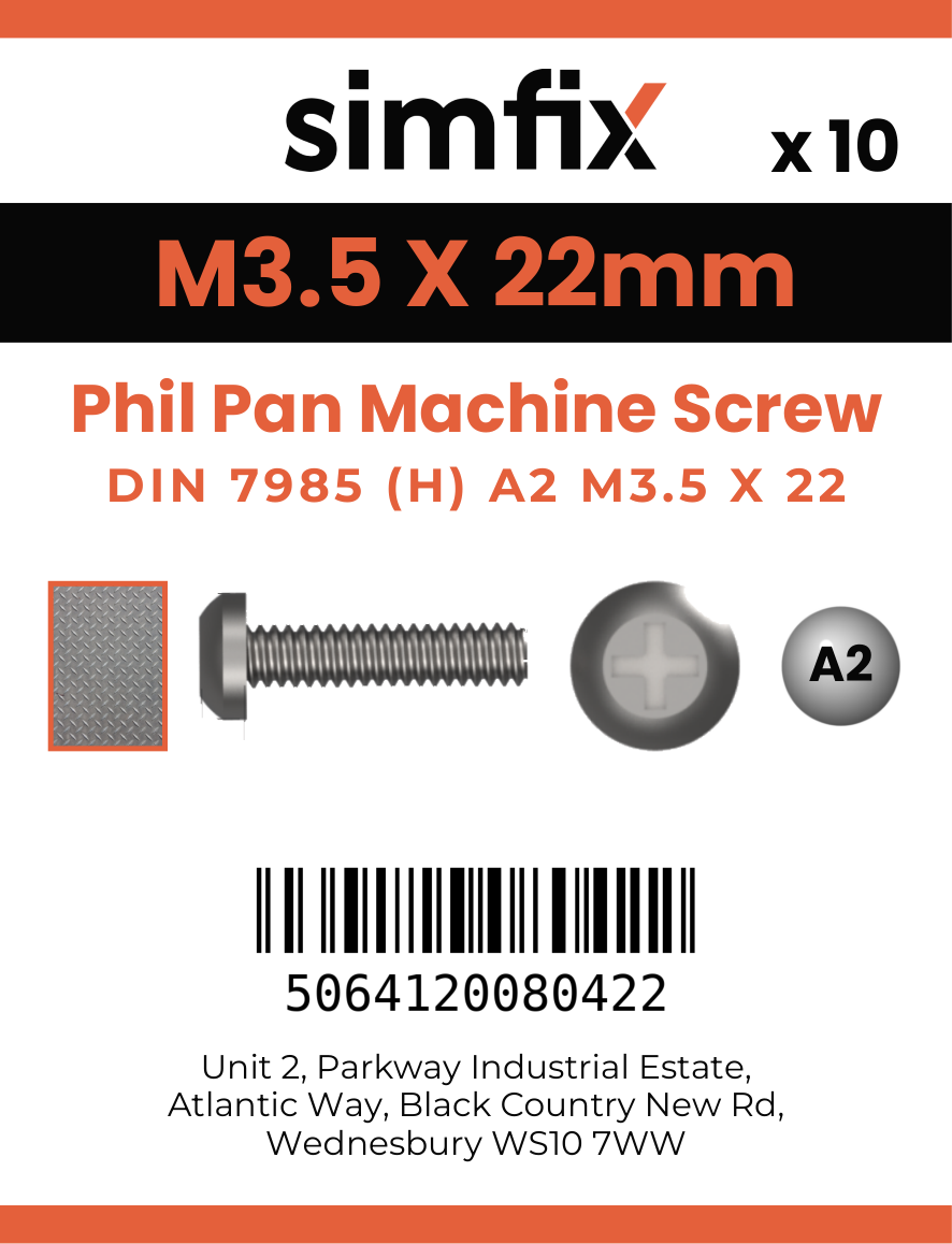 Simfix product label - 7985A2035022-D
