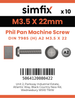 Simfix product label - 7985A2035022-D