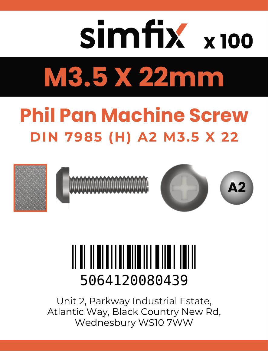 Simfix product label - 7985A2035022-T