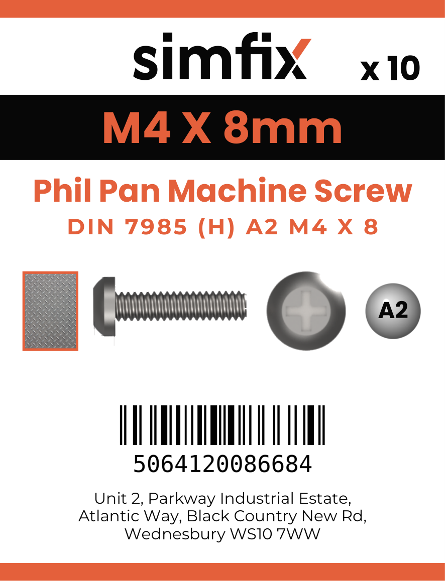 Simfix product label - 7985A204008-D