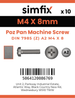 Simfix product label - 7985A204008Z-D