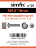 Simfix product label - 7985A204014-T