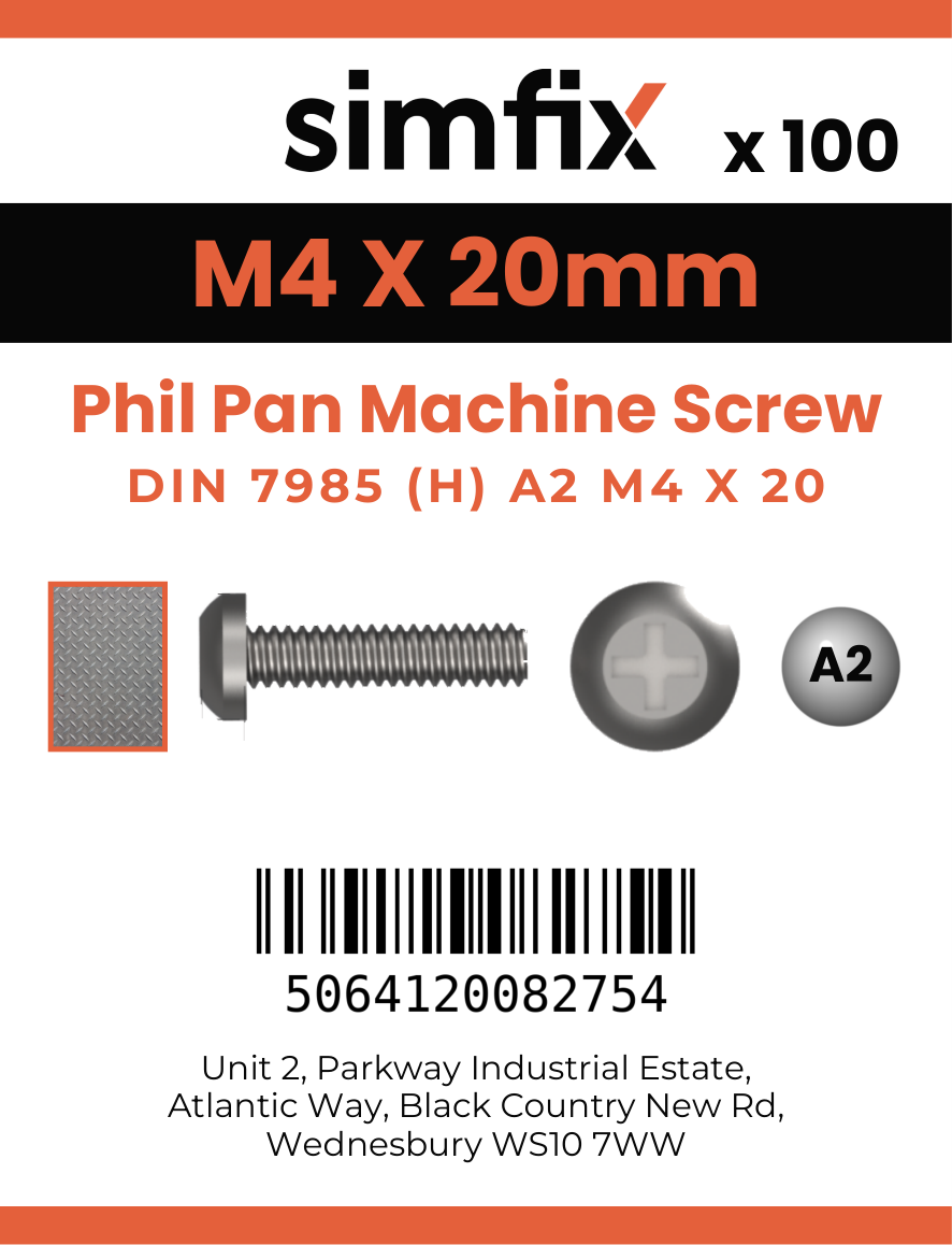 Simfix product label - 7985A204020-T
