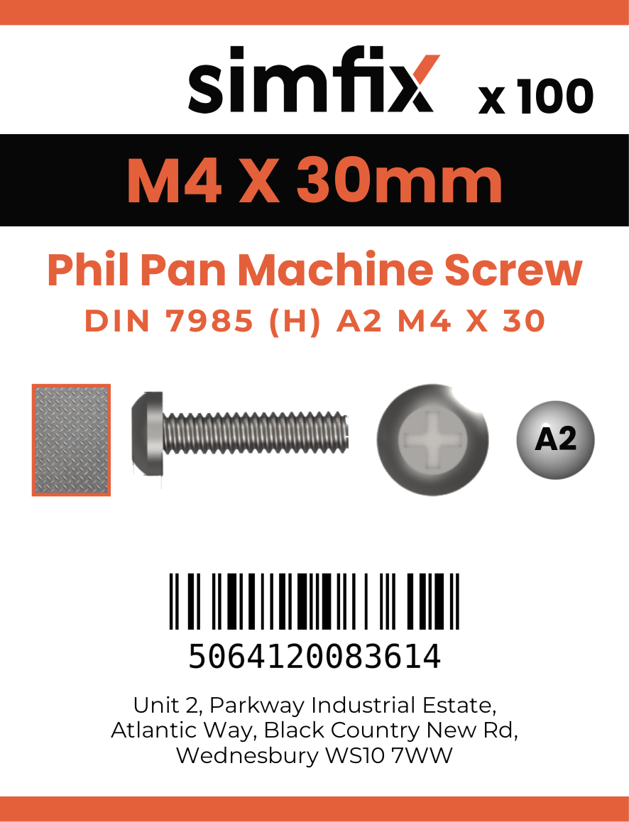 Simfix product label - 7985A204030-T