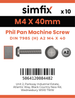 Simfix product label - 7985A204040-D