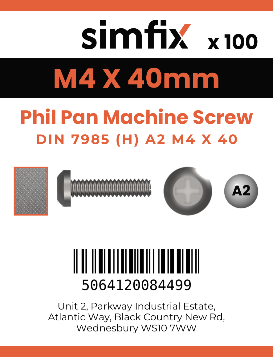 Simfix product label - 7985A204040-T