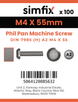 Simfix product label - 7985A204055-T