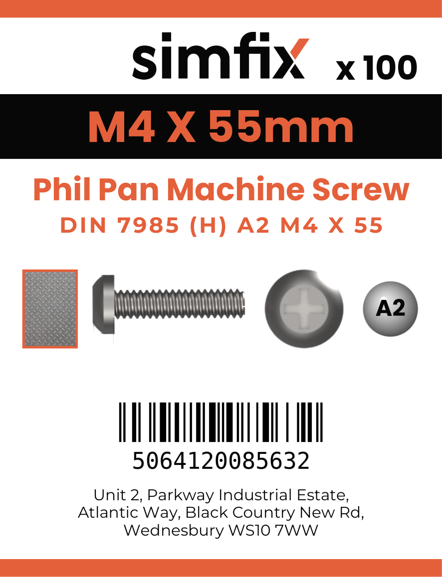 Simfix product label - 7985A204055-T