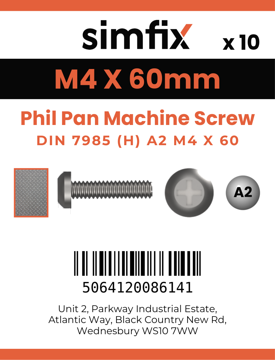 Simfix product label - 7985A204060-D