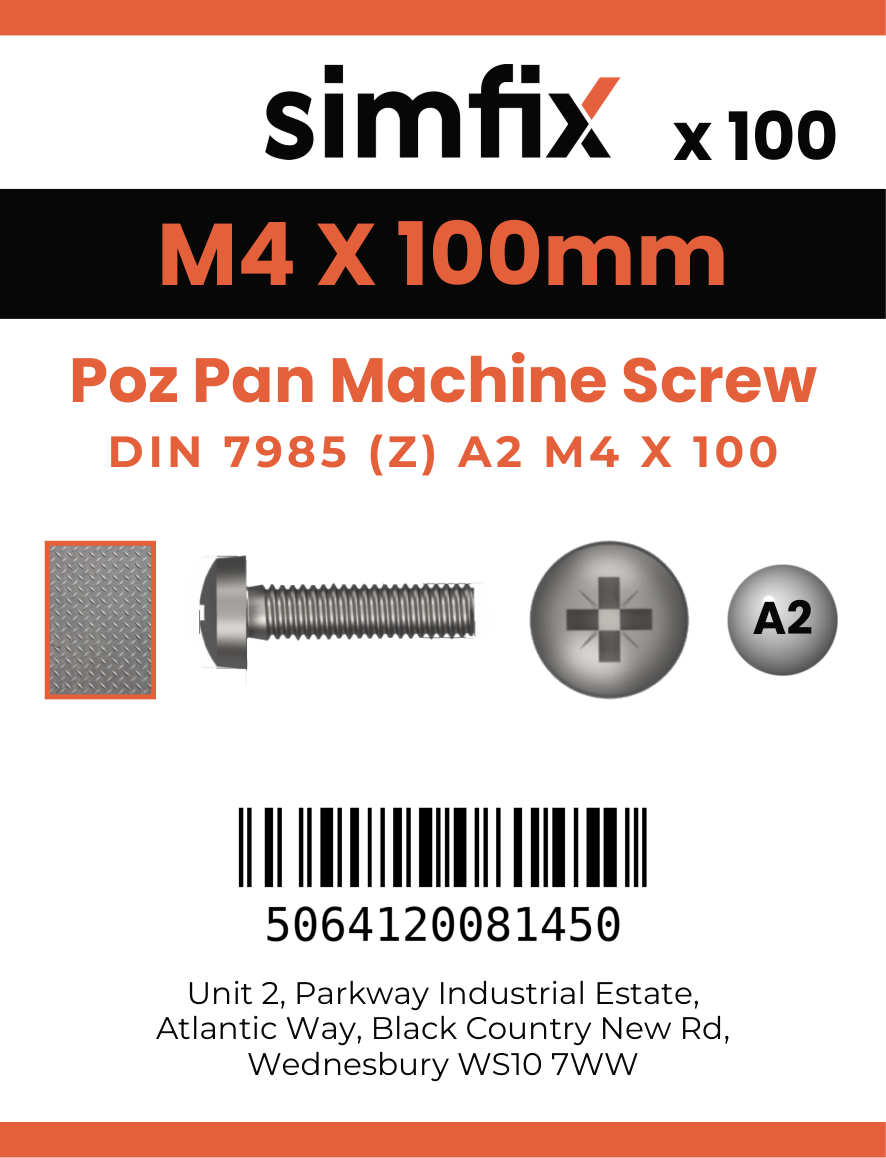 Simfix product label - 7985A204100Z-T