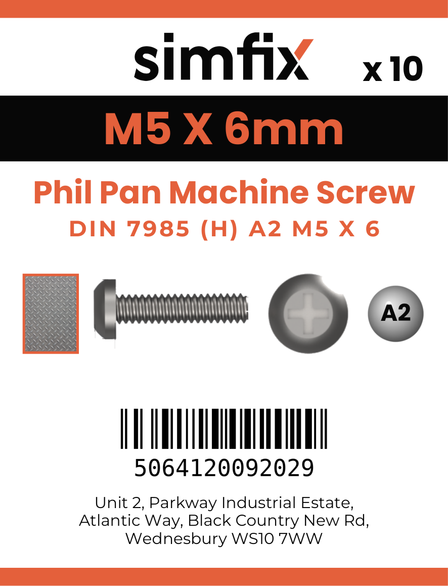Simfix product label - 7985A205006-D