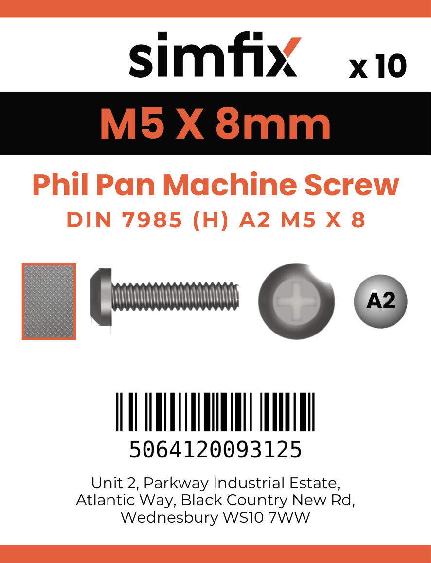 Simfix product label - 7985A205008-D
