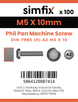 Simfix product label - 7985A205010-T