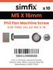 Simfix product label - 7985A205016-D