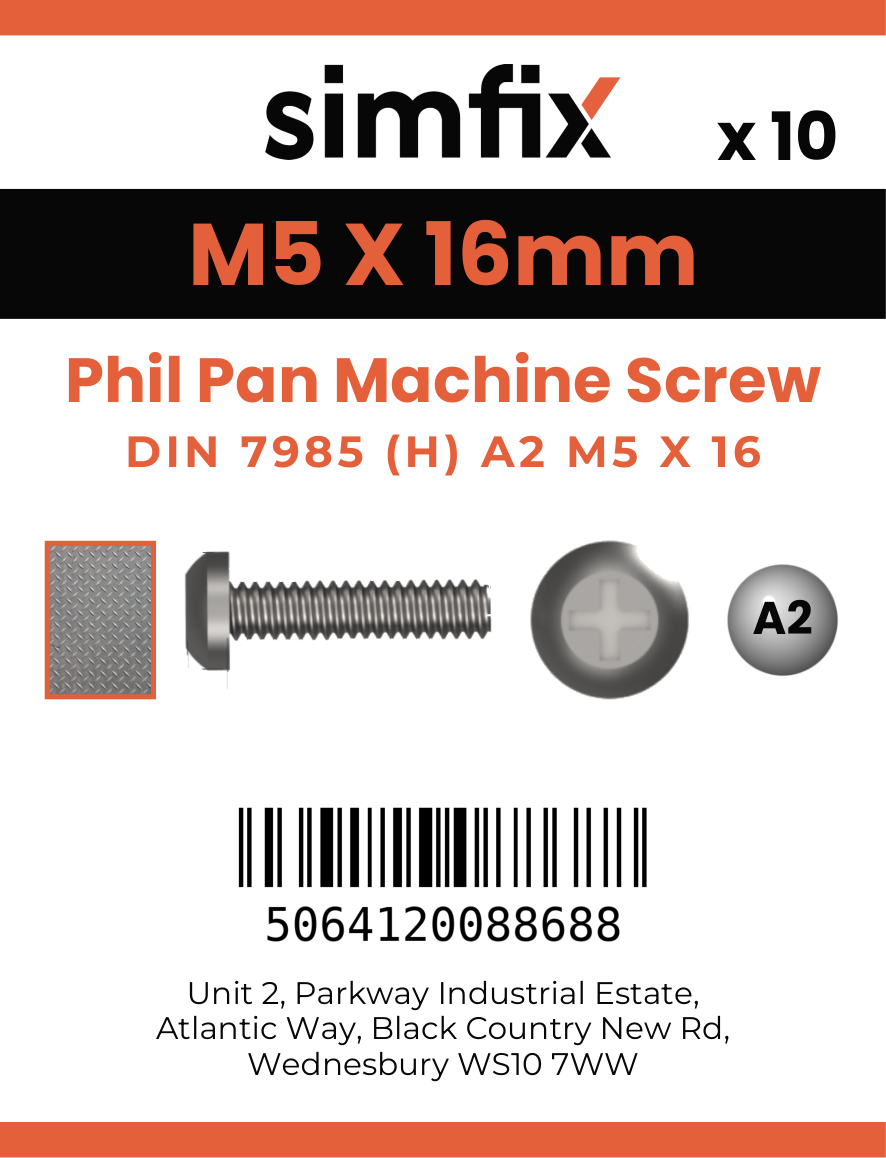Simfix product label - 7985A205016-D