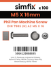 Simfix product label - 7985A205016-T