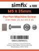 Simfix product label - 7985A205035Z-T