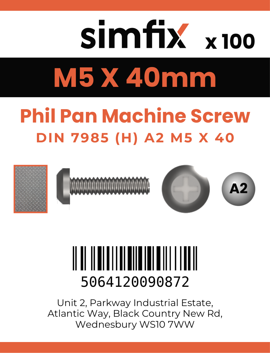 Simfix product label - 7985A205040-T