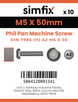 Simfix product label - 7985A205050-D