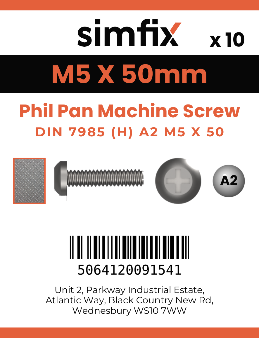 Simfix product label - 7985A205050-D