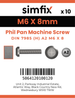 Simfix product label - 7985A206008-D