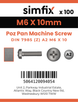 Simfix product label - 7985A206010Z-T