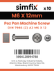 Simfix product label - 7985A206012Z-D
