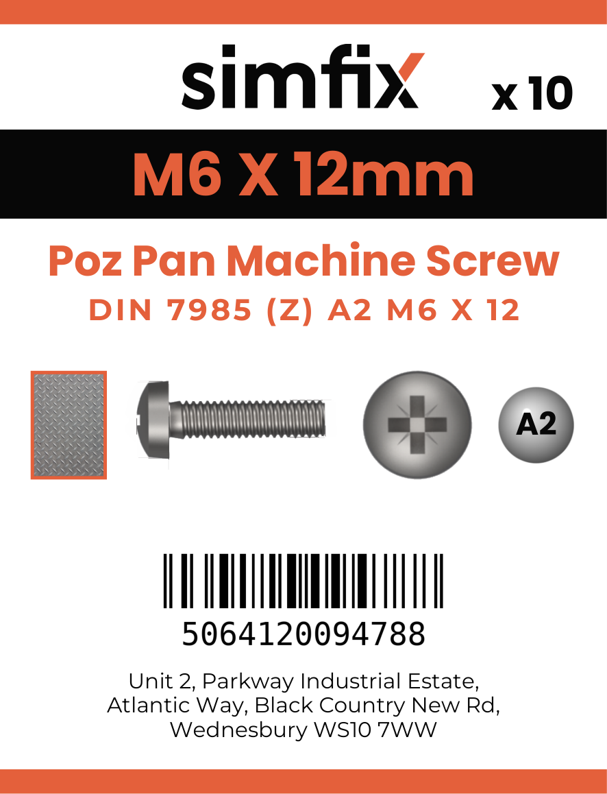 Simfix product label - 7985A206012Z-D