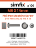 Simfix product label - 7985A206014-T
