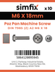 Simfix product label - 7985A206018Z-D