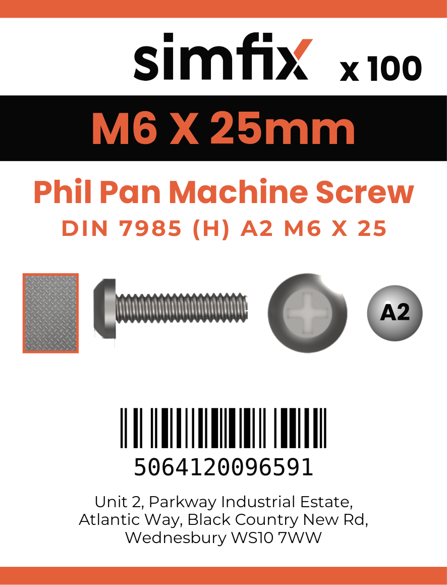 Simfix product label - 7985A206025-T
