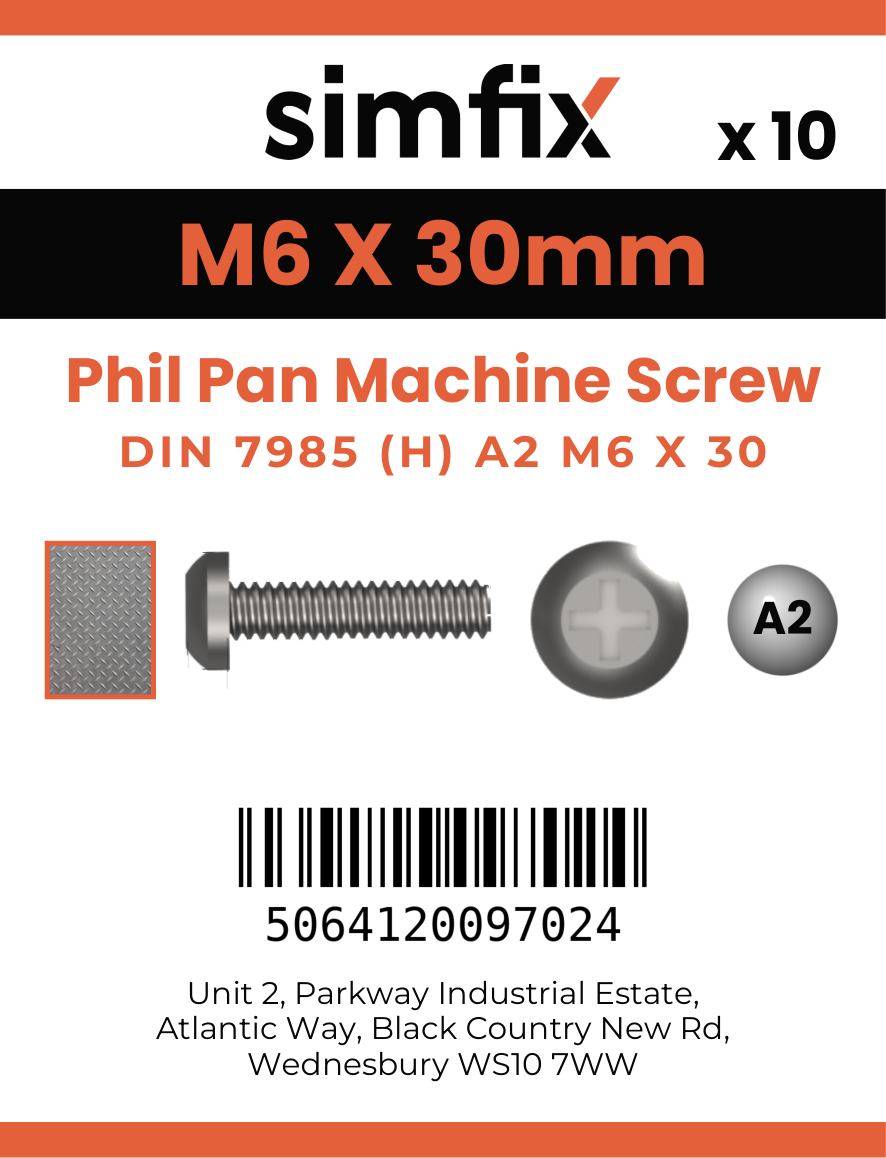 Simfix product label - 7985A206030-D
