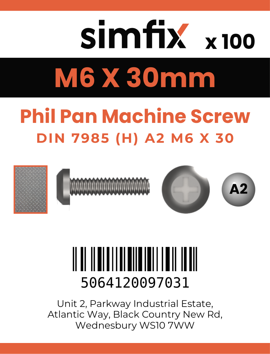 Simfix product label - 7985A206030-T