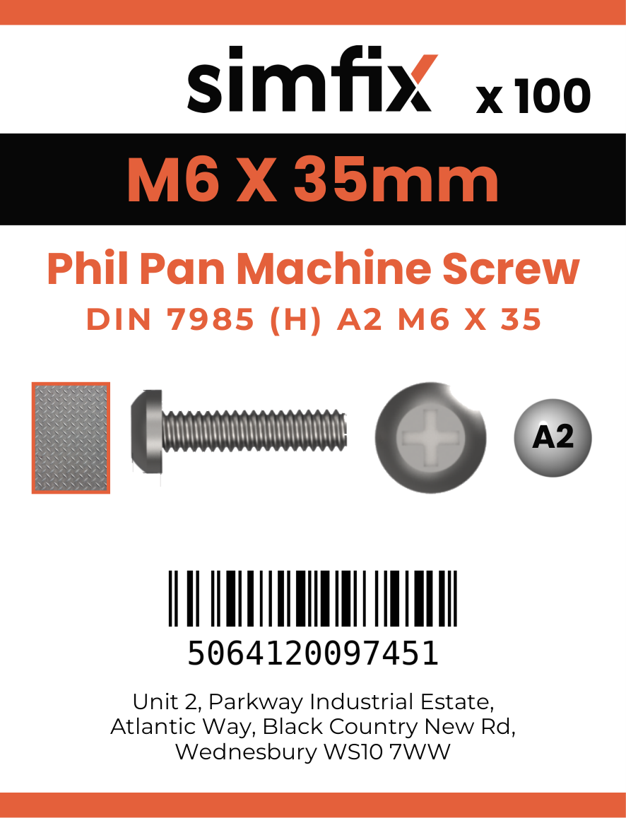 Simfix product label - 7985A206035-T