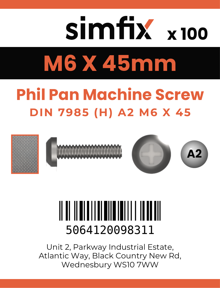 Simfix product label - 7985A206045-T
