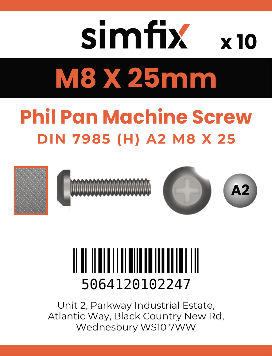 Simfix product label - 7985A208025-D
