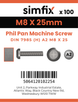 Simfix product label - 7985A208025-T