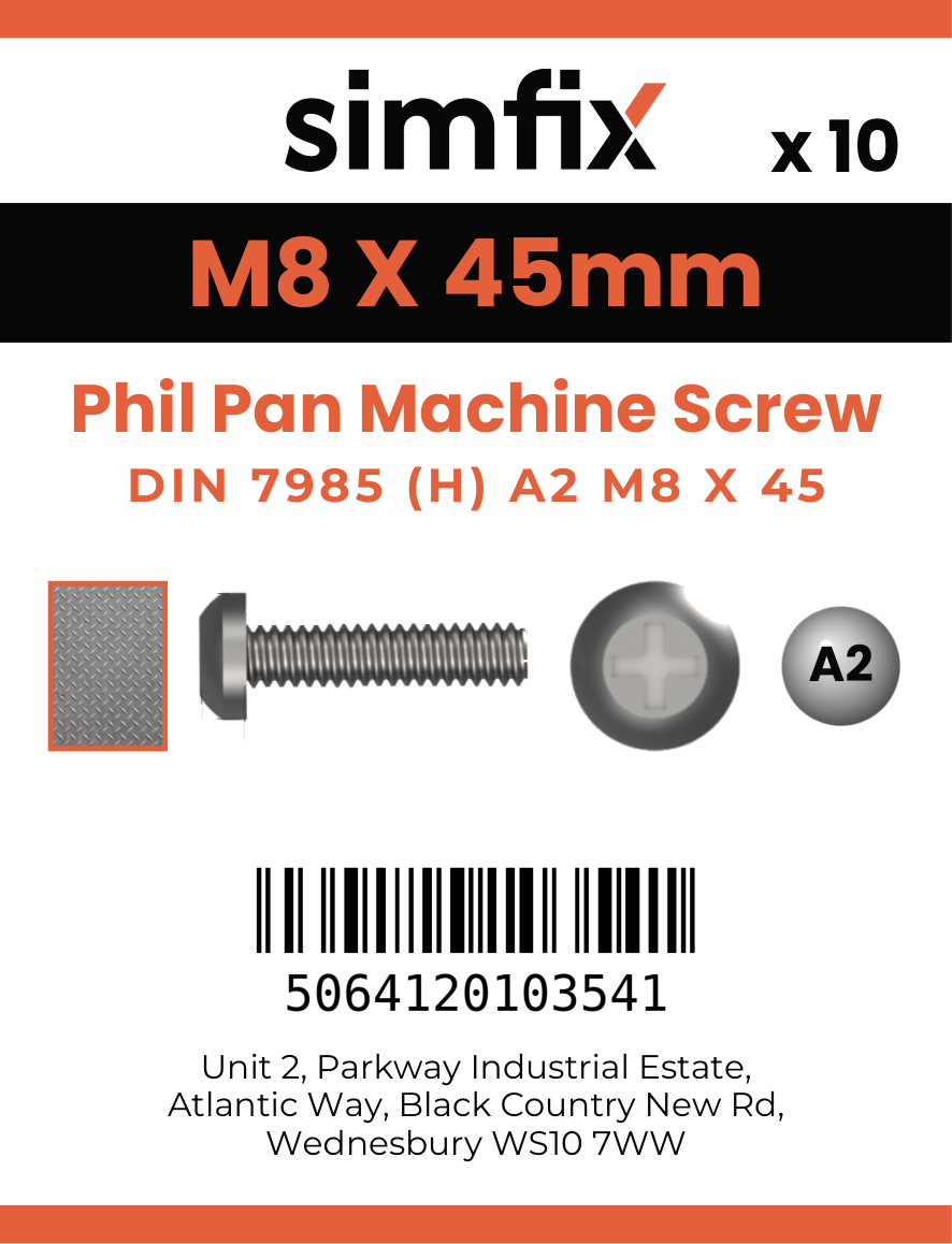 Simfix product label - 7985A208045-D
